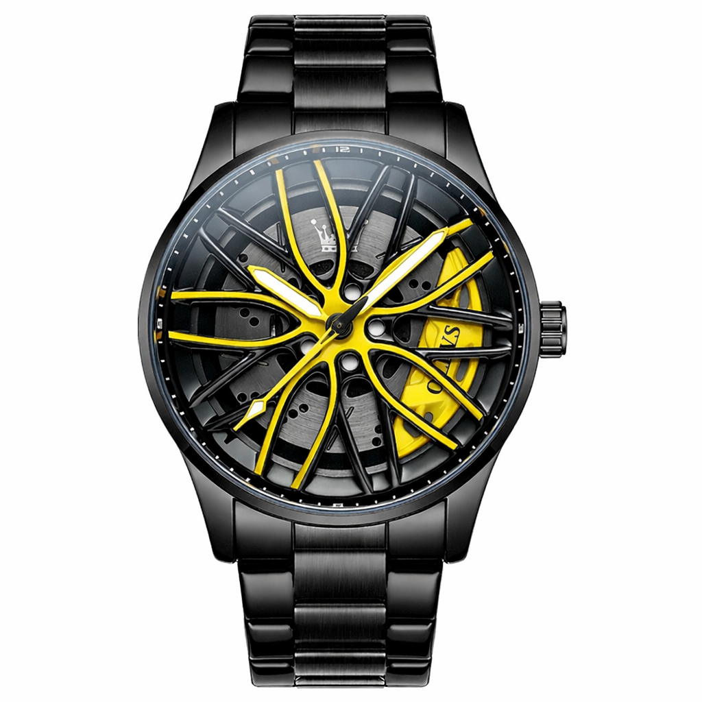 Men's Fashion Hollowed-out Luminous Waterproof Quartz Watch