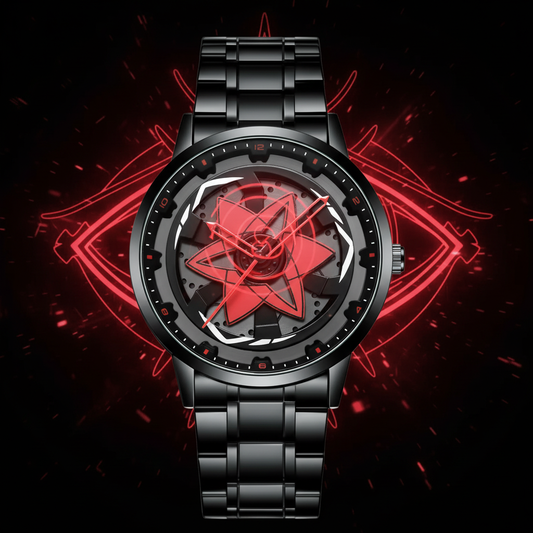 Creative Waterproof Rotating Hub Watch, Fashionable 3D Hollow Design